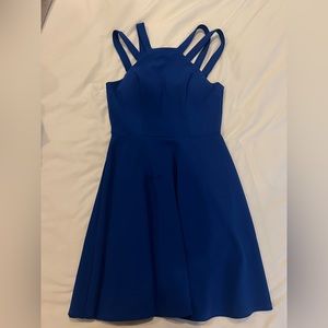 Royal blue dress